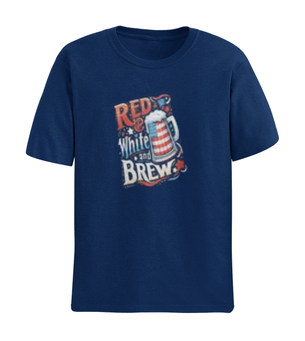 RED WHITE AND BREW Unisex t-shirt