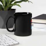 COLOR MY WORLD! Black Glossy Mug