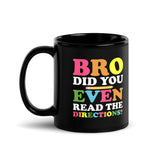 DID YOU EVEN READ? Black Glossy Mug