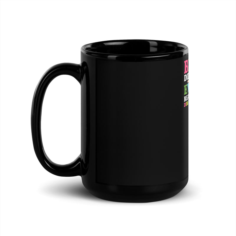 DID YOU EVEN READ? Black Glossy Mug