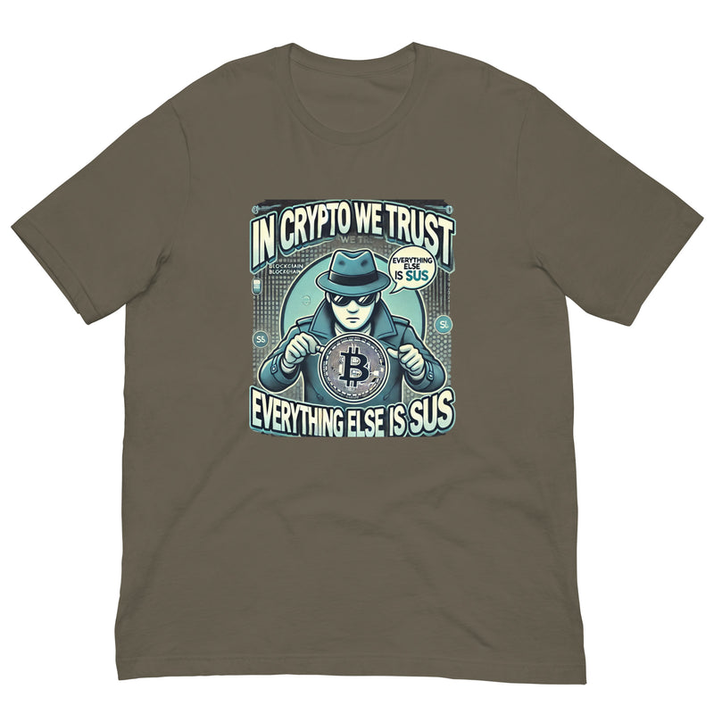 IN CRYPTO WE TRUST Unisex t-shirt