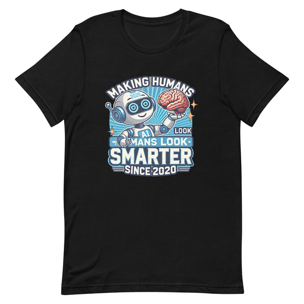 AI MAKING HUMANS SMARTER Unisex t-shirt