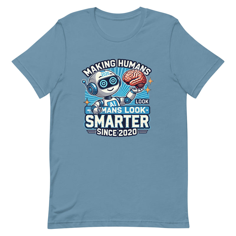 AI MAKING HUMANS SMARTER Unisex t-shirt