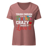 CRAZY ENOUGH TO LOVE IT ! Women’s relaxed v-neck t-shirt