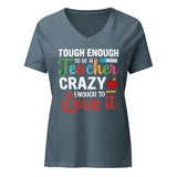 CRAZY ENOUGH TO LOVE IT ! Women’s relaxed v-neck t-shirt