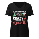 CRAZY ENOUGH TO LOVE IT ! Women’s relaxed v-neck t-shirt