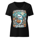 TRICK OR TREAT (1) Women’s relaxed v-neck t-shirt